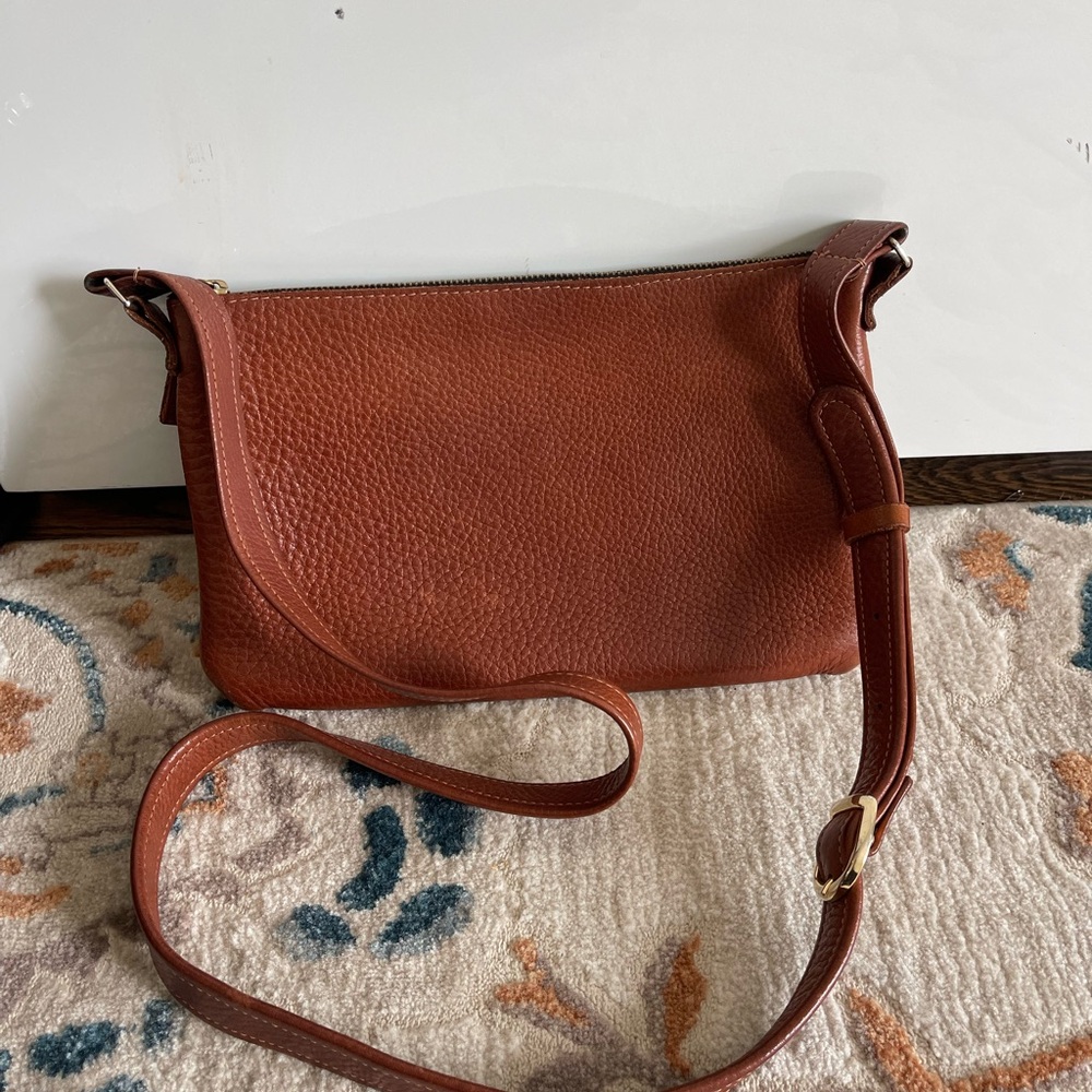 Camino brands Genuine Leather women small purse brown bag